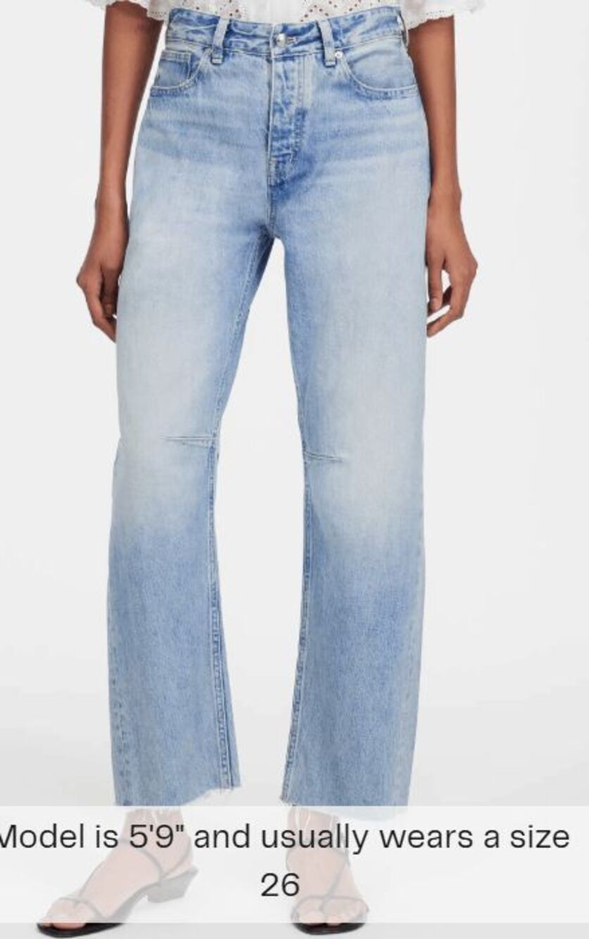 Madewell The Darted Barrel Leg Jeans- 31, EDMONSON WASH - Picture 1 of 10